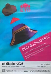 Poster zur Aufführung Don Buonaparte 